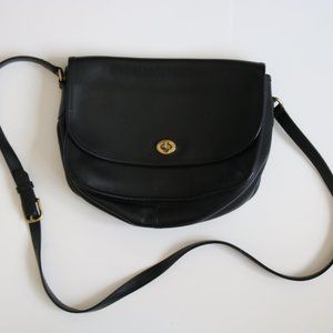 Vintage Black Coach Bag